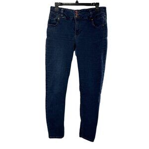 d.jeans Women's High-Rise Skinny Jeans Size 12 Dark Wash, 26" Inseam, Stretch